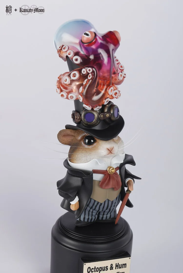 Clearance japanese steampunk octopus resin figurine by Mitsuji